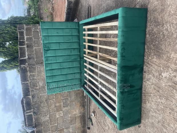 Emerald Green Velvet Channel Queen Bed – Pure Luxury Has Arrived