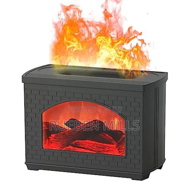 Miokycl 270ml Mist Diffuser Humidifier Simulated Fireplace Design · Photo 3