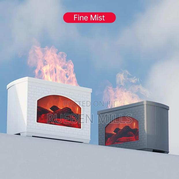 Puooifrty Simulated Lighting Effect Atomizing Fireplace Diffuser · Photo 4