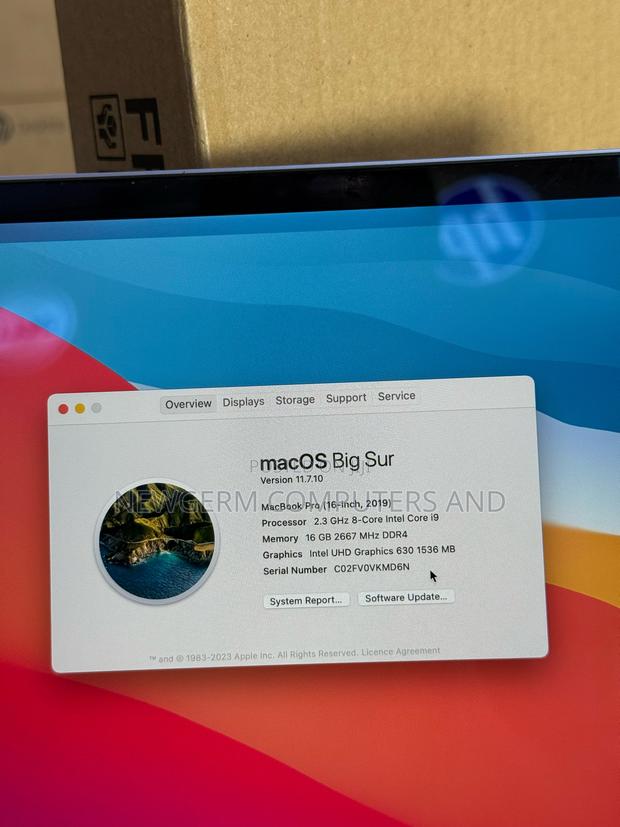 Laptop Apple MacBook Pro 2019 16GB Intel Core I9 SSD 16 GB photo 4