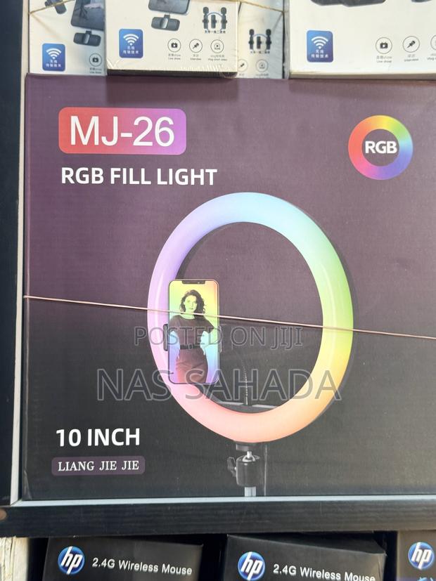 RGB Ring Light 10inch With Stand · Photo 3