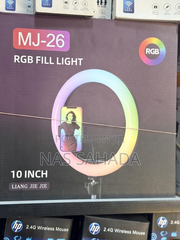 RGB Ring Light 10inch With Stand · Photo 4