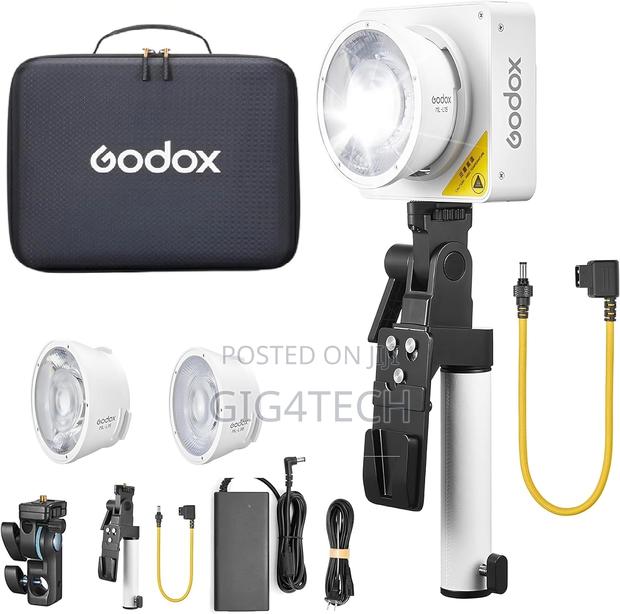 Godox Ml100bi Bi-color Led Light With 36° Lens V-mount Handgrip Kit2