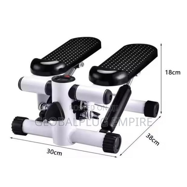 Mini Stair Stepper Exercise Machine Black and White photo 3