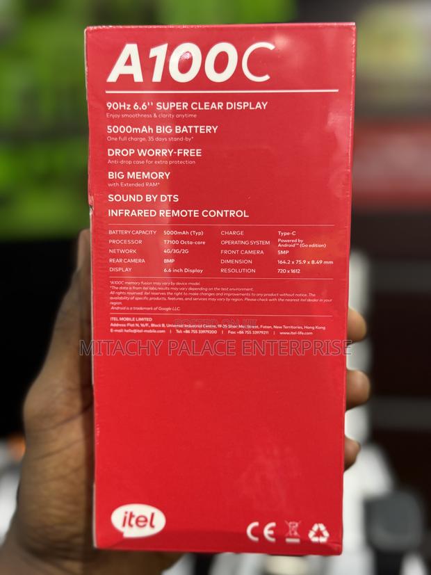 New Itel A100C 64 GB Black photo 5