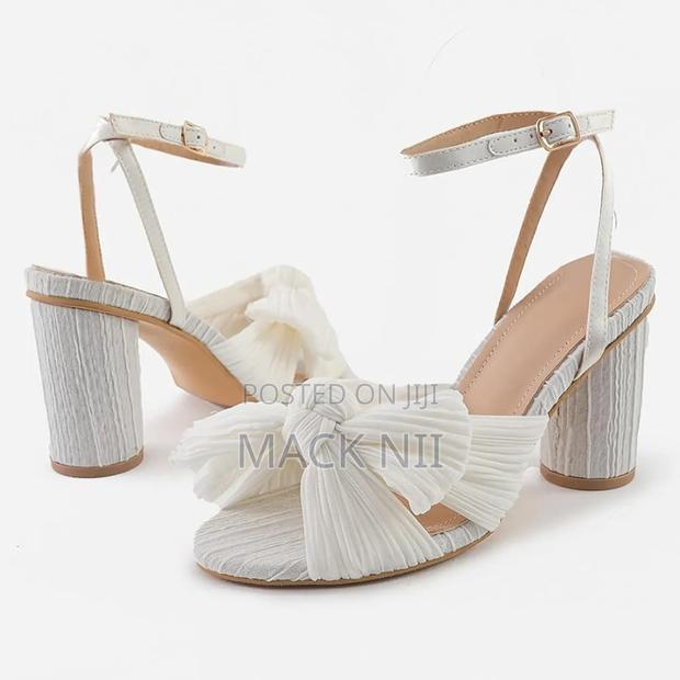 Block Heel Sandals For Women Peep Toe Adjustable Ankle Strap 41 photo 2