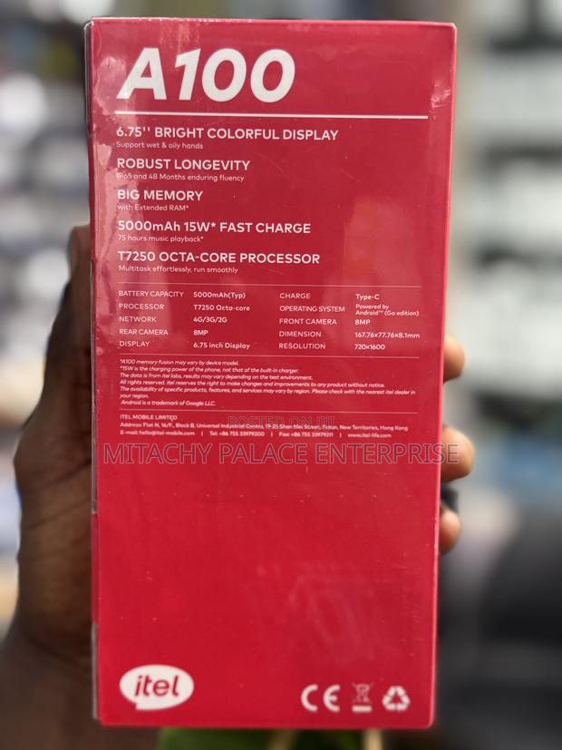 New Itel A100 128 GB Gray photo 4