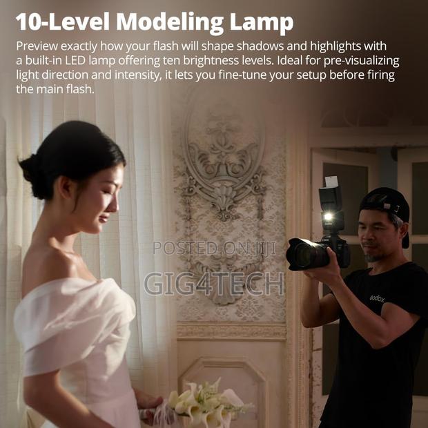 Godox V480c Camera Flash for Canon Gn50 High Output Speedlite photo 5