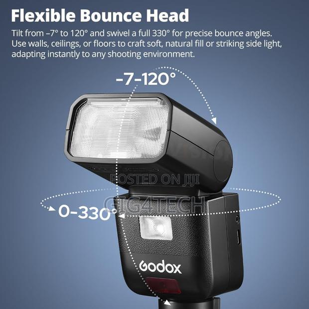 Godox V480c Camera Flash for Canon Gn50 High Output Speedlite photo 2