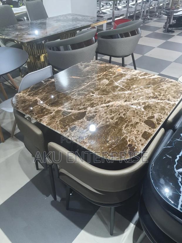 Marble Dining Table and 4 Chairs · Photo 2