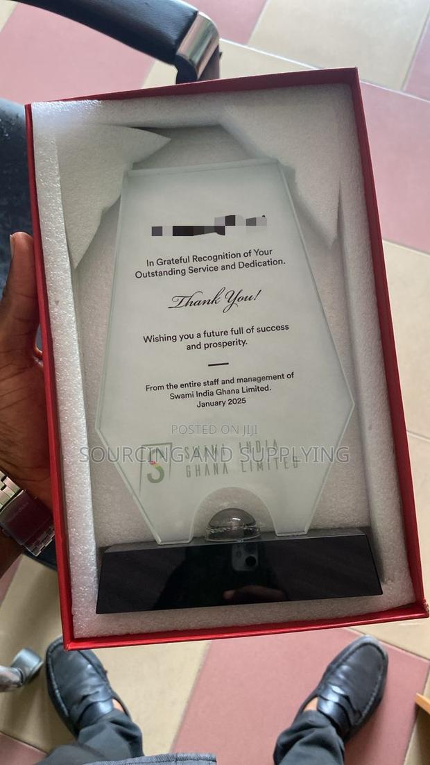 Crystal Plaque Customization