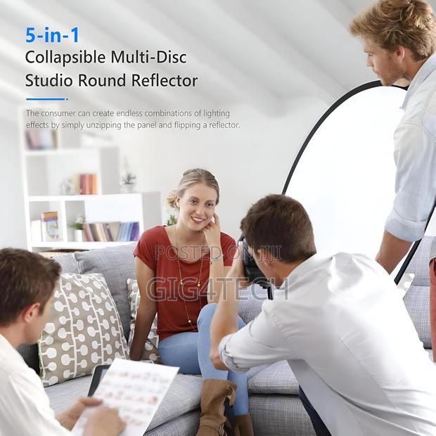 Godox Rft‐05 150×200 Cm Collapsible 5‐In‐1 Reflector Disc photo 2
