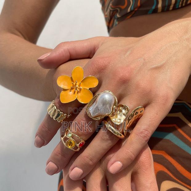 6 Set Alloy Rings photo 4