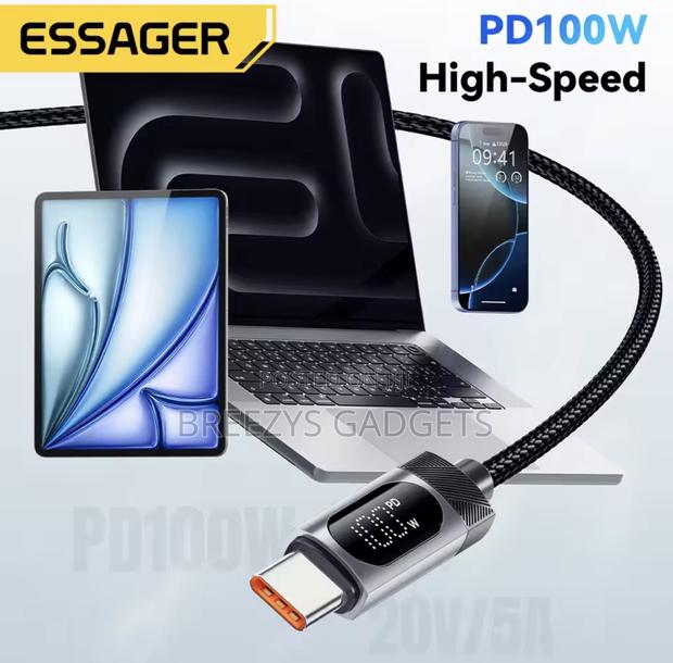 Essager Digital Dispaly Usb C Cable for iPhone and Android photo 6