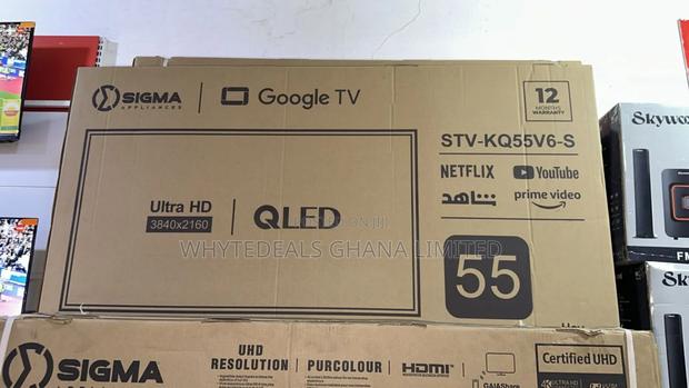 Sigma 55" Smart Android Qled Tv| Bluetooth| Voice-control| Uhd 4k|2025 · Photo 4