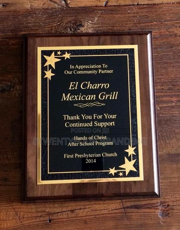 Wooden Award Plaque (A3, A4, A5 and A2 Size Wooden Plaques)