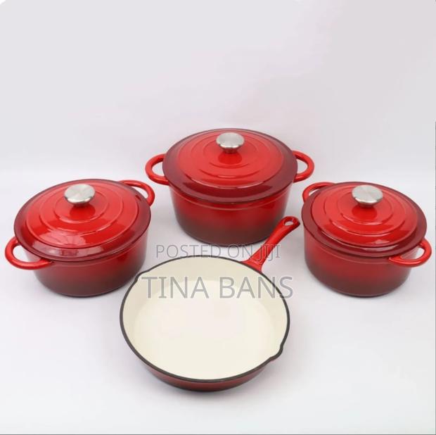 4 Set Cast Iron Pot · Photo 3