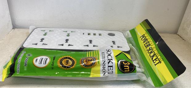 6 Way Multi Extension Board With Usb Port