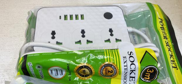 3 Way Multi Extension Board With Usb Port photo 2
