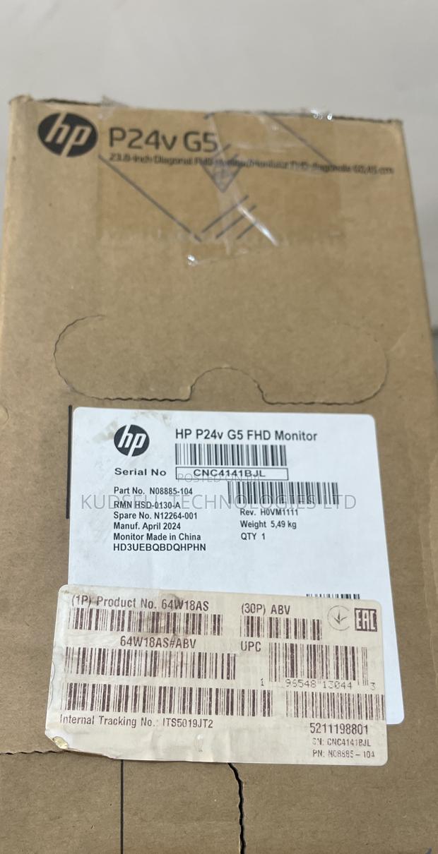 Hp P24 G5 23.8" Full Hd Edge Led LCD Monitor photo 2