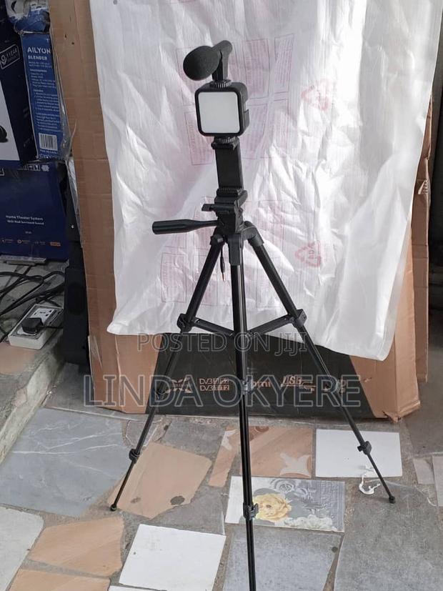Latest Phone Tripod Stand With Led Light,Microphone and Remote photo 2