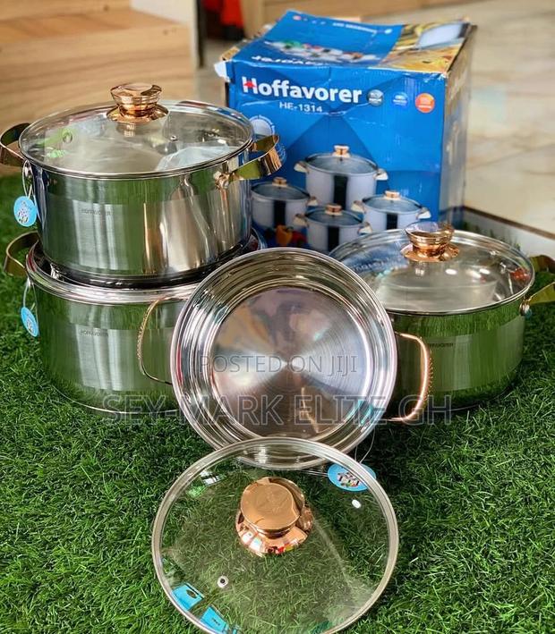 8pcs Hoffavorer Stainless Cookware Set · Photo 4