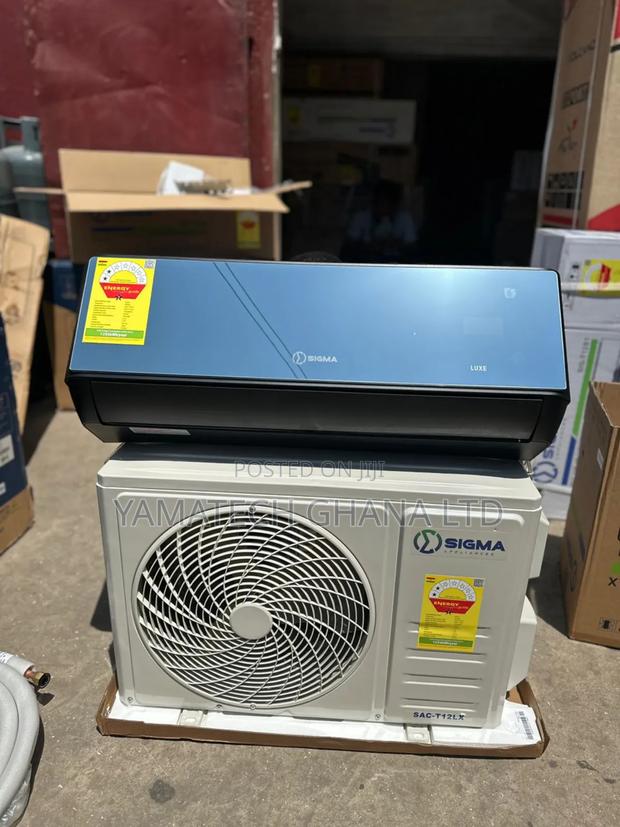 Powerful Sigma 2.0hp Black Mirror Air Conditioner photo 2