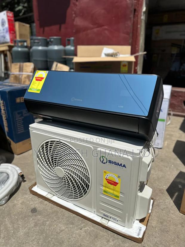 Powerful Sigma 2.0hp Black Mirror Air Conditioner photo 3