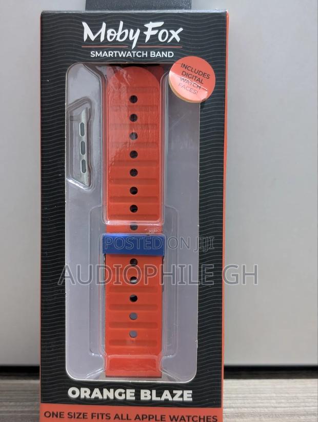 Mobyfox Orange Blaze Active Universally Compatible Apple Watch Band photo 2