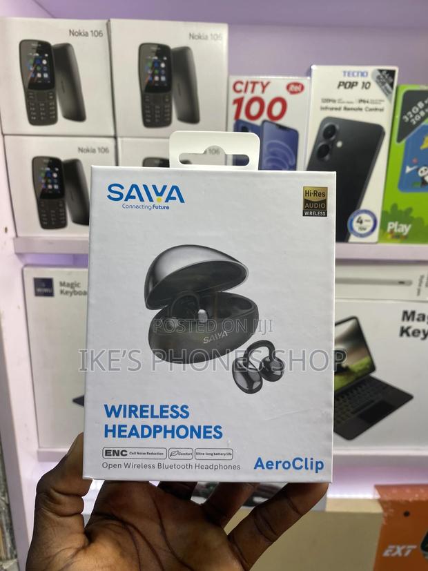 Saiya Open Wireless Bluetooth Headphones Aero Clip
