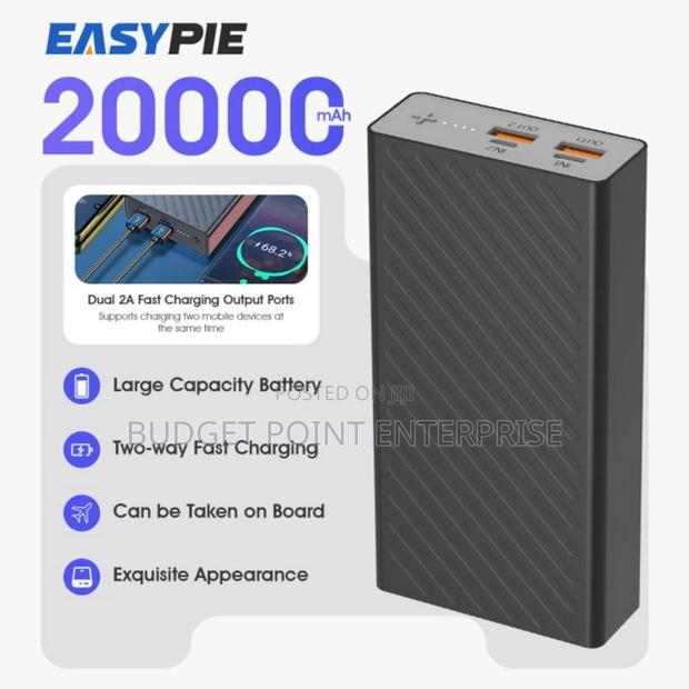 Easypie 20,000mah Ultra Slim Power Bank Fast Charging photo 2
