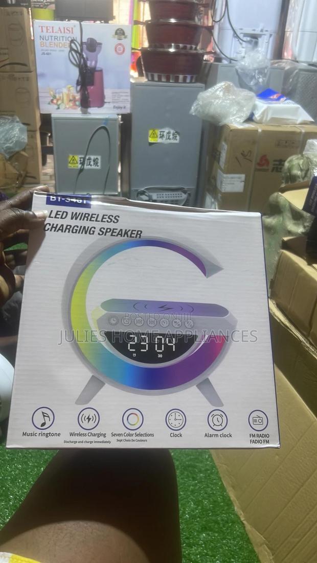Charge Your Phone With Led Light Bluetooth and Radio Speaker