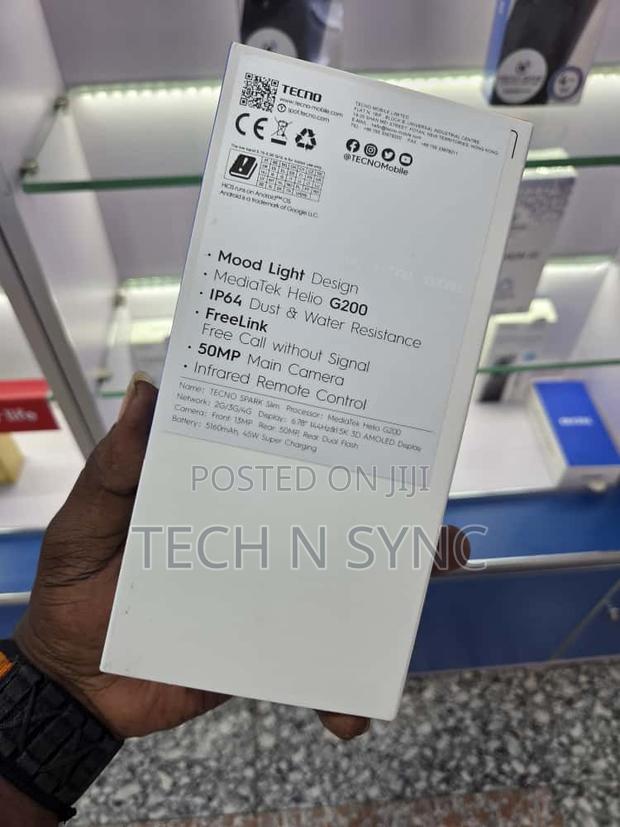New Tecno Spark Slim 256 GB White photo 3