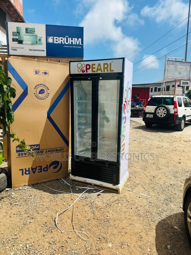 Durable Display Fridge Pearl Electric Two Doors Glass Door · Photo 2