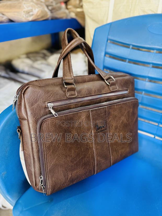 Pure Leather Unisex Laptop Bag 15 Inches - 17 Inches. · Photo 4