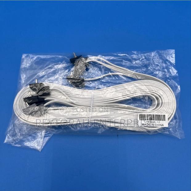 Bose Acoustimass Rca to Rca 3 Speaker Ribbon Wire L - R - C photo 2
