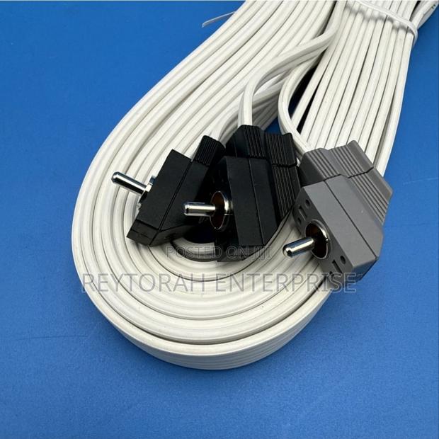Bose Acoustimass Rca to Rca 3 Speaker Ribbon Wire L - R - C photo 3