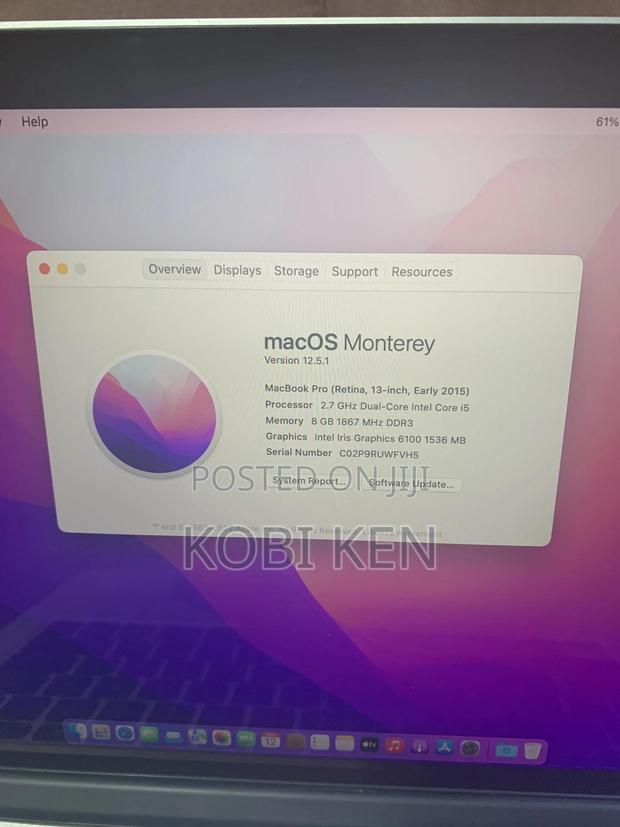Laptop Apple MacBook Pro 2015 8GB Intel Core I5 SSD 256GB photo 4