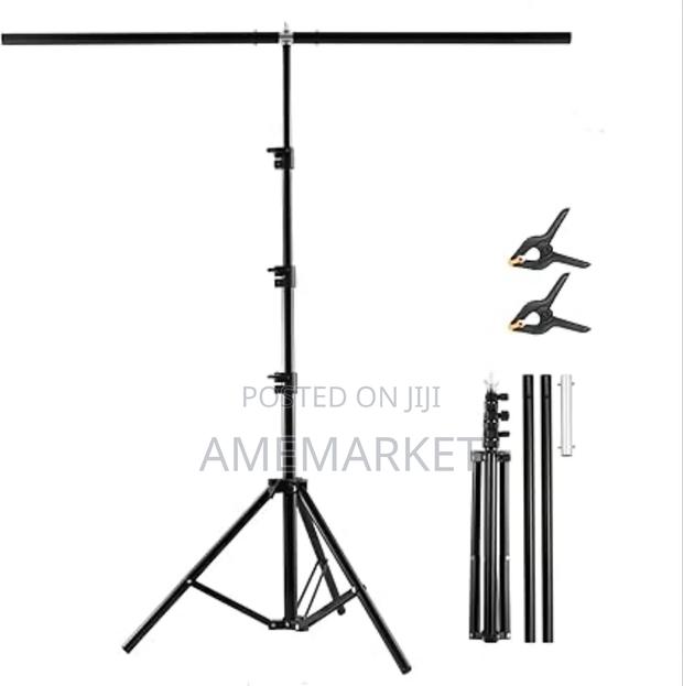 T Shape Photography Backdrop Stand Kit 200cm by 200cm