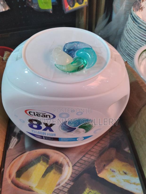 4 In1 Laundry Pods. Detergents,Stain Remover,Fabric Softener,Brightene