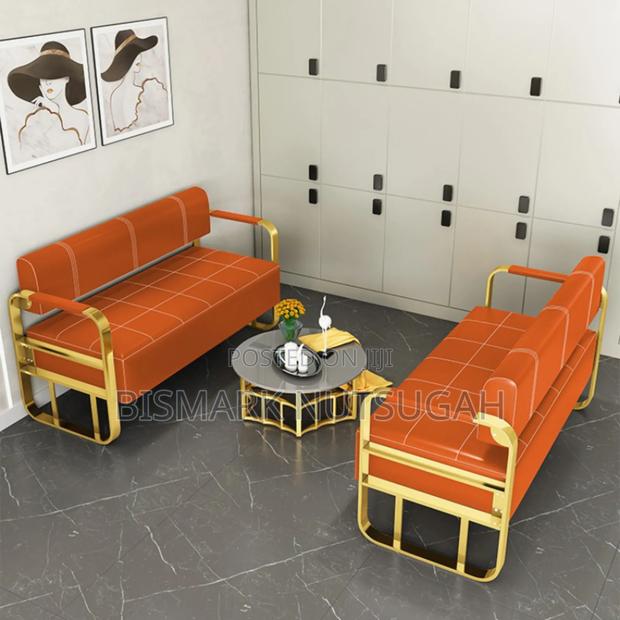 3in1 Modern Salon Barbering Waiting Chair photo 9