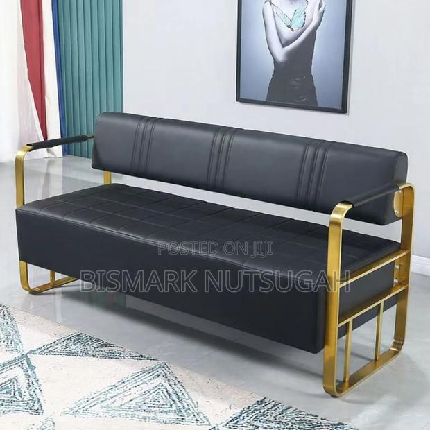3in1 Modern Salon Barbering Waiting Chair photo 6