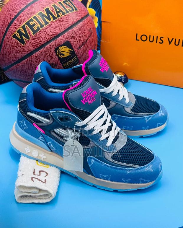 Louis Vuitton Denim Mesh Sneakers – Premium Quality photo 2