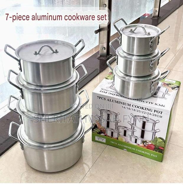 7 Pieces Aluminum Cooking Pot · Photo 4