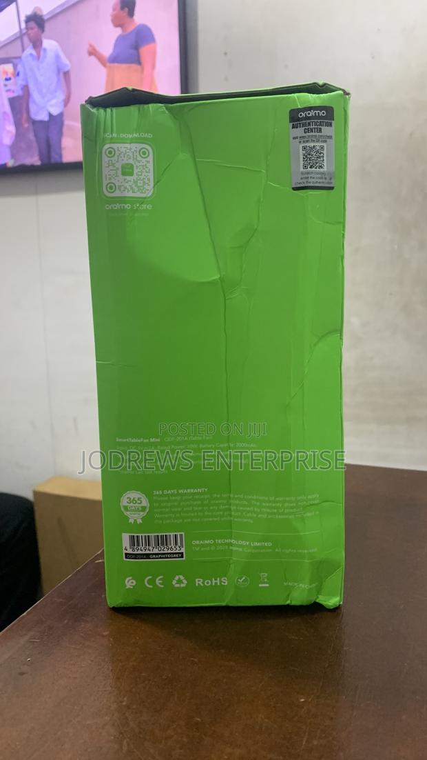 Oraimo Smart Table Fan 5w Table Fan photo 5