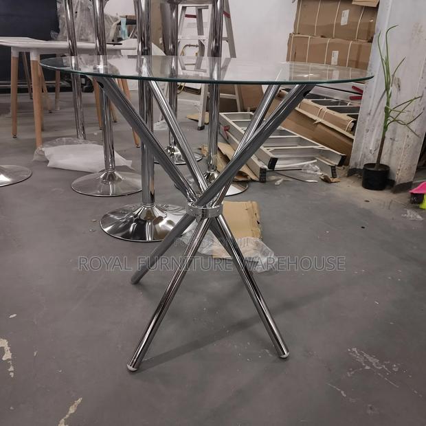 Transparent Glass Cocktail Table