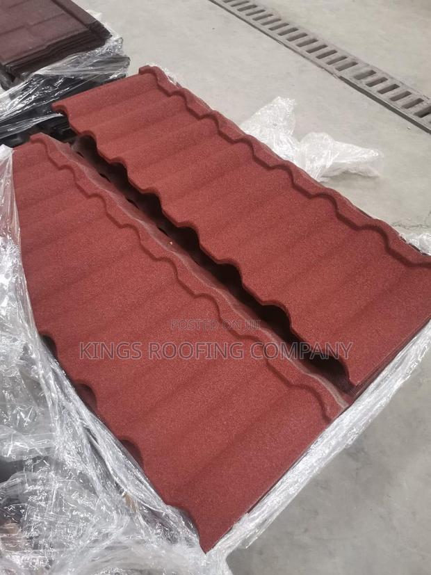 Glittering Red Milano Euro Roofing Tiles · Photo 2
