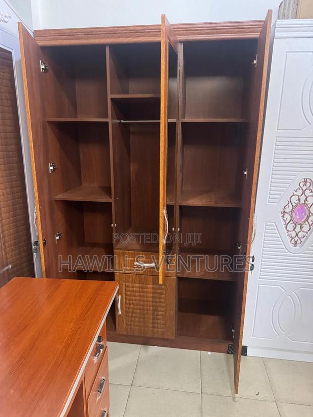 Three in One Wooden Brown Wardrobe · Photo 4