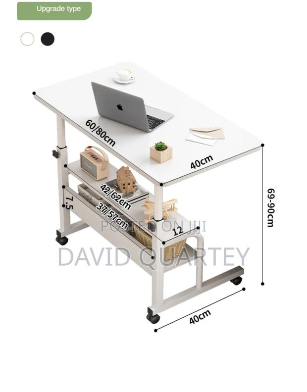Movable Adjustable Table (Bedside/Office Table)
