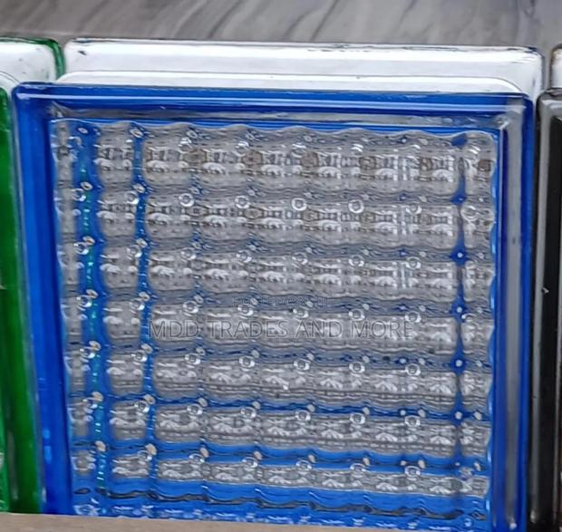 Glass Blocks Crystal Blue